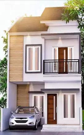 Rumah Moderen minimalis cocok keluarga muda