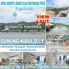 Dijual hotel resort & beach club di Gunung Kidul,DIY LT3Ha,LB16.500m2,