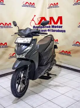 Km 10 Ribu Honda Beat Deluxe keyless tahun 2024 Hitam doff