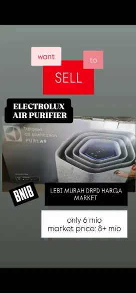 DIJUAL MURAH AIR PURIFIER ELECTROLUX