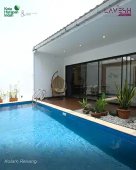 Cluster Lavesh Jogging track terluas view Pool Harapan Indah siap huni