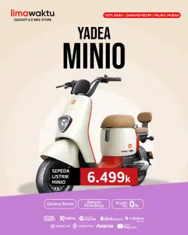 Khusus hari ini sepeda listrik yadea Disc 500rb