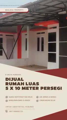 RUMAH DEPOK SIAP HUNI CASH MURAH NEGO