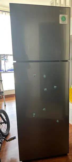 Kulkas sharp 2 pintu SJ326XGMS
