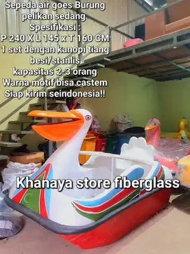 sepeda air goes bebek/sepeda air gowes burung pelikan sedang/perahu