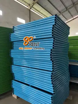 Scaffolding baru biru hiu