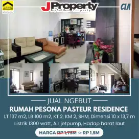 JUAL NGBUT RUMAH CLUSTER PASTEUR BUTUH MENDESAK
