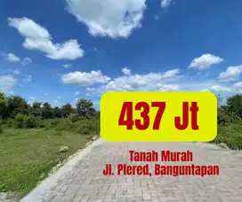 Tanah Banguntapan, Tepi Aspal Jalan Plered, Bayar Bisa Bertahap