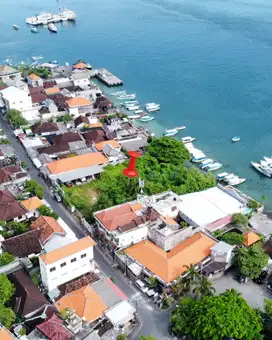 Beachfront Land with Sunrise and Plane Landing in Tanjung Benoa Bali