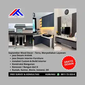 Jasa Desain Arsitek Interior-Furniture & Kontraktor Bangunan