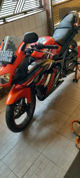 Jual kawasaki  New Ninja KRR 150 Thn 2014 harga 25 juta nego
