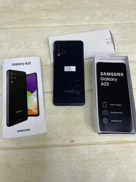 Samsung galaxy A22 4G 6/128 bekas resmi sein fulset original