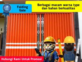 Pintu Garasi dan Toko Folding Gate Berkualitas Harga Promosi