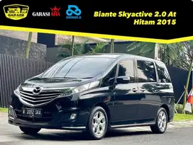 Mazda Biante 2.0 At 2015 Hitam. Slidingdoor Paling Bertenaga