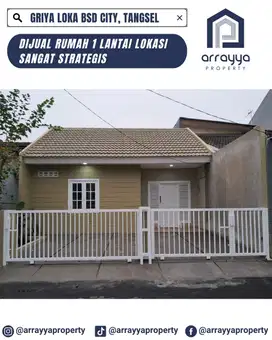 DIJUAL BRAND NEW HOUSE 1 LANTAI DI GRIYA LOKA BSD 'HRB178