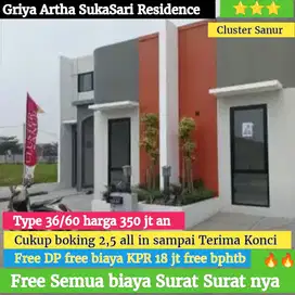 All in 2,5 jt all in di Cluster Sanur,dari Griya Artha SukaSari.