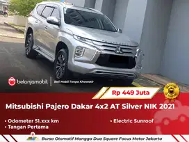 [ WARRANTY ] Mitsubishi Pajero Dakar 4x2 AT Sunroof Silver 2021/2022