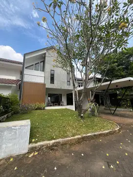 Cipete rumah modern tropikal luas 350 layout plong