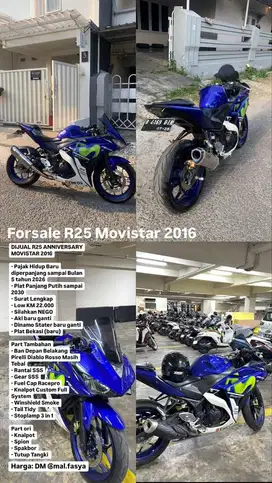 Dijual Yamaha R25 2016