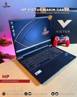 LAPTOP HP VICTUS 15 FAOXXX CORE I5 GEN 12 GTX 1650 4GB SSD RAM SECOND
