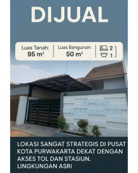 Rumah Cluster di Pusat Kota Purwakarta
