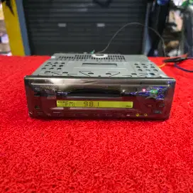 Head Unit Single Din KENWOOD KRC-187 Kaset Radio FM AM Orisinil