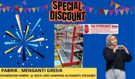 Rak minimarket Gondola