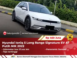 [ LOW KM ] Hyundai Ioniq 5 Long Range Signature EV AT Putih 2022/2023