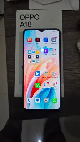 Bu oppo A 18 mulus banget tinggal pakai