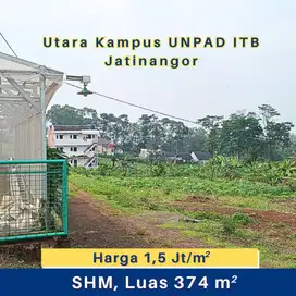 Tanah Kost Area UNPAD Dekat Apartemen Taman Melati Jatinangor SHM