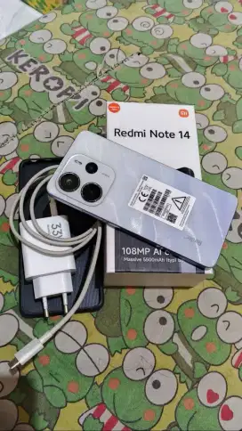 Xiaomi Redmi Note 14 4G 8/128 GB Fullset Mulus