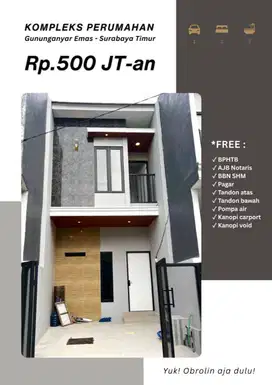 Rumah 2 lantai Minimalis  Scandinavian Modern Perum Gunung Anyar