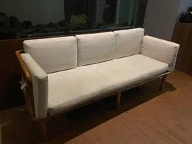 Sofa Kayu Jati untuk 3 Orang