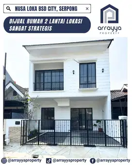RUMAH CANTIK DAN AESTHETIC DI NUSA LOKA BSD CITY ,HRB144