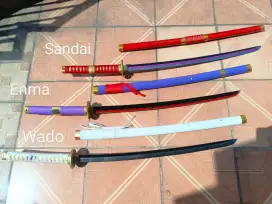 Pedang katana samurai tumpul