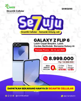 SAMSUNG GALAXY Z FLIP 6 5G TERMURAH