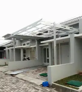 Kanopi Baja Ringan Atap Spandek Polos