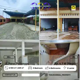 Dijual Rumah Semi Ruko 2LT Poros Pallangga Kalukuang Harga Nego