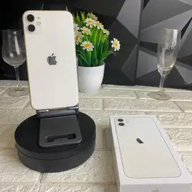 iphone 11 64gb white ex ibox Fullset Bisa COD dan TT