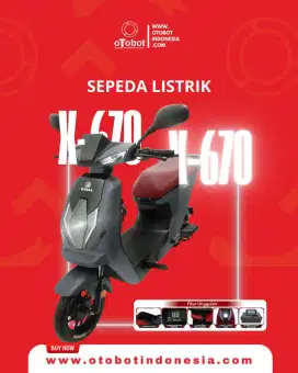 SEPEDAH LISTRIK PACIFIC & EXOTIC MODEL X-670