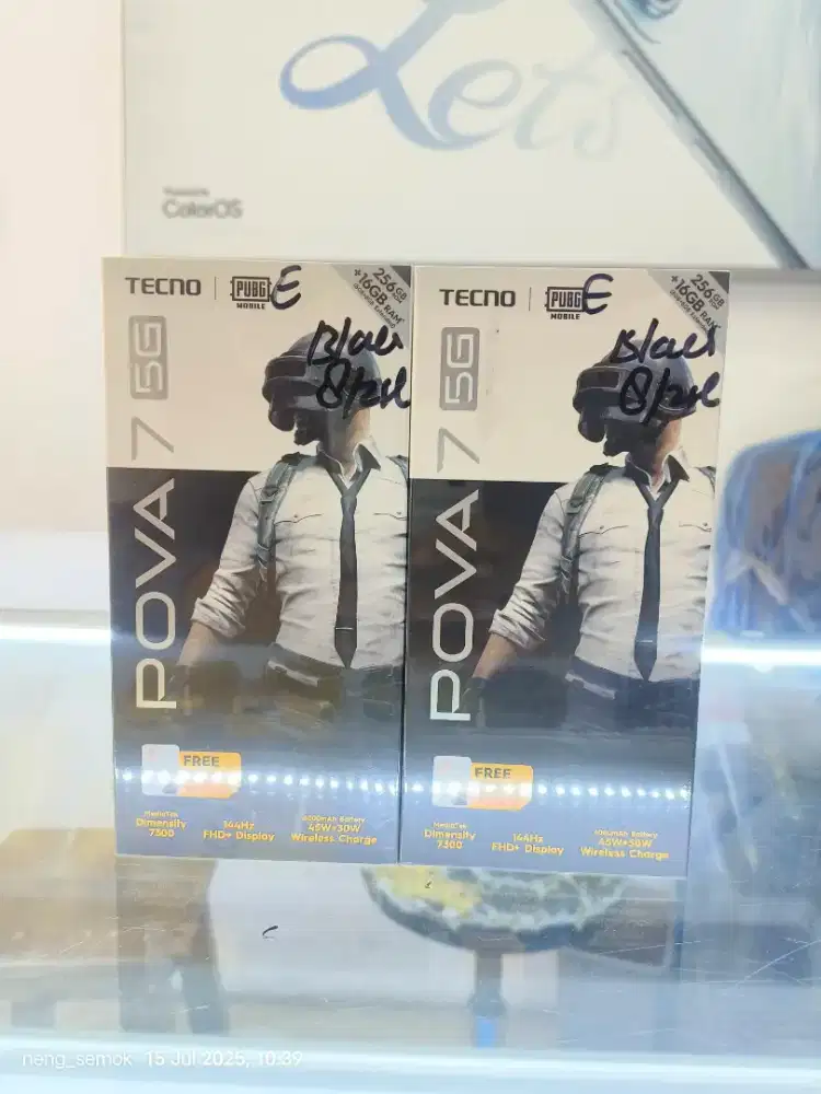 Tecno pova 7 5G 8/256gb resmi