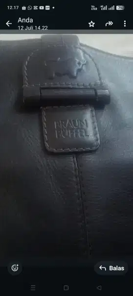 Braun buffel tas