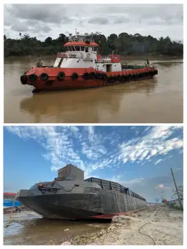 Di jual Tugboat & tongkang 270 feet tahun 2009 - 2009