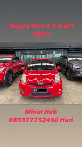 Toyota Yaris E 1.5 A/T 2013/2014