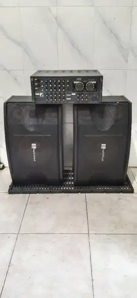 Amplifier 10 amper Carver Pt3000+ 2 unit speaker Martin Roland MK-865
