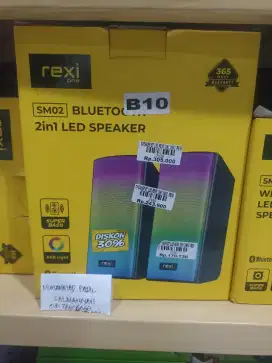 REXI SM02 Bluetooth 2in1 LED Speaker!