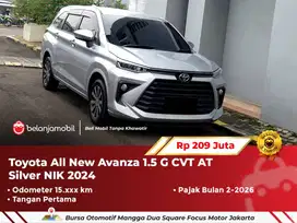 [ WARRANTY ] Toyota All New Avanza 1.5 G CVT AT Silver NIK 2024/2025