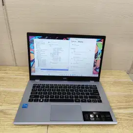 Laptop Second Acer Aspire 3 14 A314-36m Core i3-N305 Ram 8gb Ssd 512gb