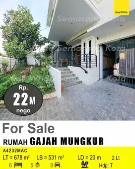 DIJUAL RUMAH DI GAJAH MUNGKUR A4232