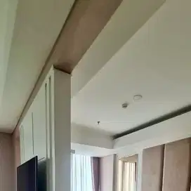 Disewakan Apt Goaldcoast PIK 1 BR FF Bagus View Pool-Jembatan